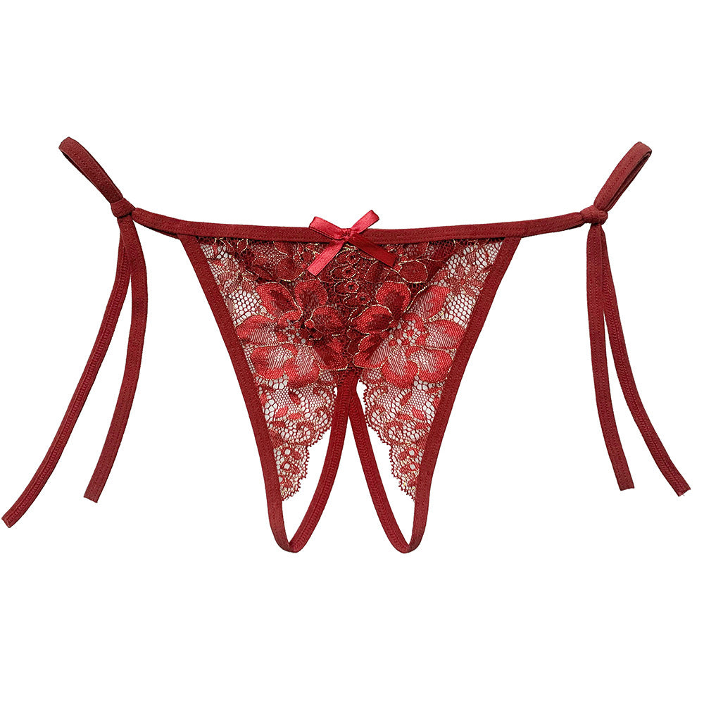 Sexy Sexy Panties Women's Transparent Lace Temptation Bed Hot Perspective Flirting Thong - StripSilk