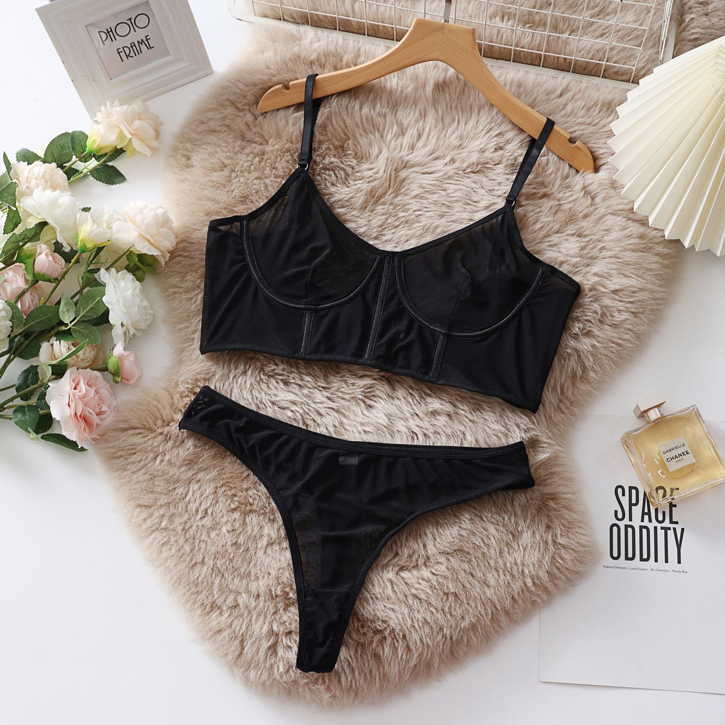 Sexy Transparent Lingerie Set - StripSilk