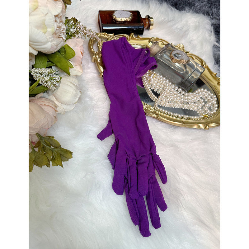 Purple Erotic Lingerie Set - Sexy Lace Pure Desire Hollow-out Open-crotch Panties Transparent Suit - StripSilk