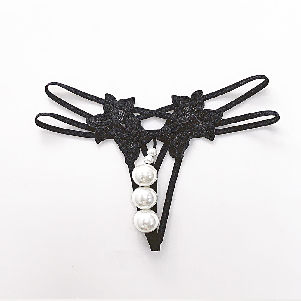 Fun underwear with adjustable settings that can be inserted into large pearl t-shirts - StripSilk