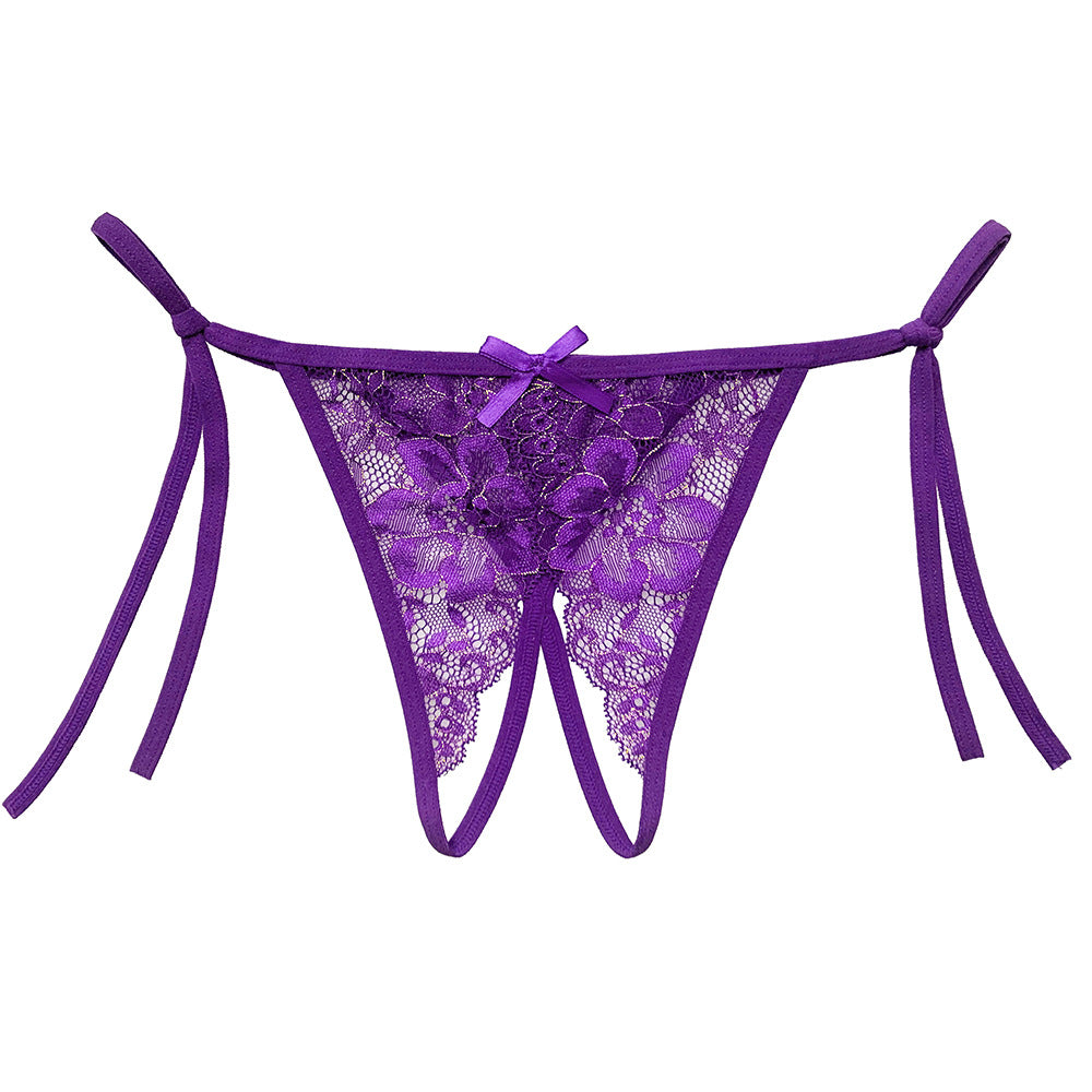 Sexy Sexy Panties Women's Transparent Lace Temptation Bed Hot Perspective Flirting Thong - StripSilk