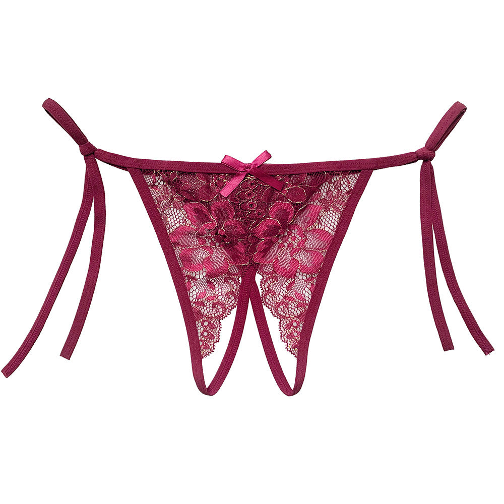 Sexy Sexy Panties Women's Transparent Lace Temptation Bed Hot Perspective Flirting Thong - StripSilk