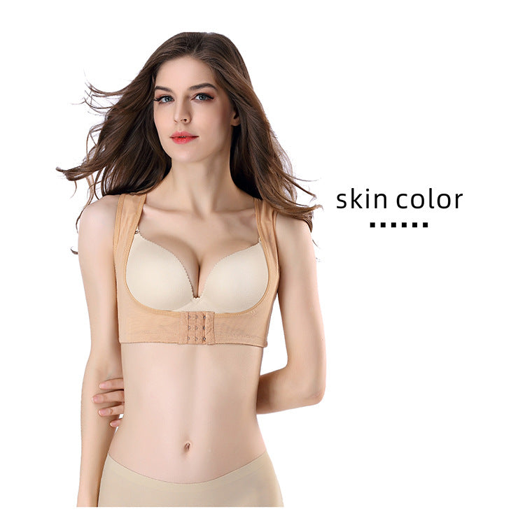 Ladies' hunchback correction with sitting posture corrector bra body shaping clothes chest - StripSilk