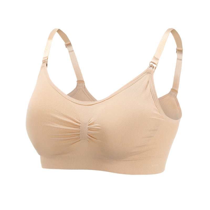 Maternity Seamless Large Size Nursing Bra for Breastfeeding and Postpartum Support - StripSilk