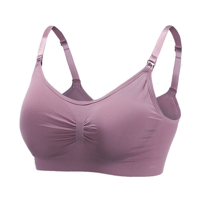 Maternity Seamless Large Size Nursing Bra for Breastfeeding and Postpartum Support - StripSilk