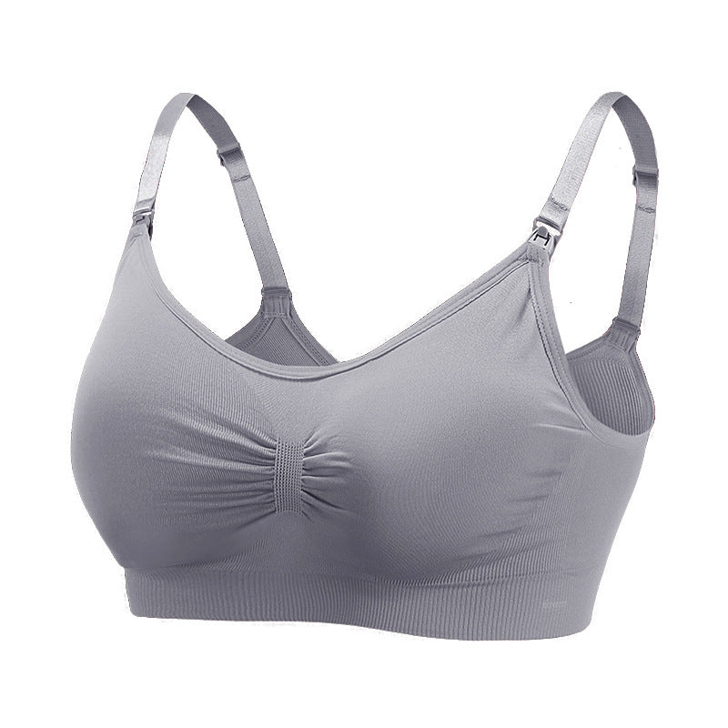 Maternity Seamless Large Size Nursing Bra for Breastfeeding and Postpartum Support - StripSilk