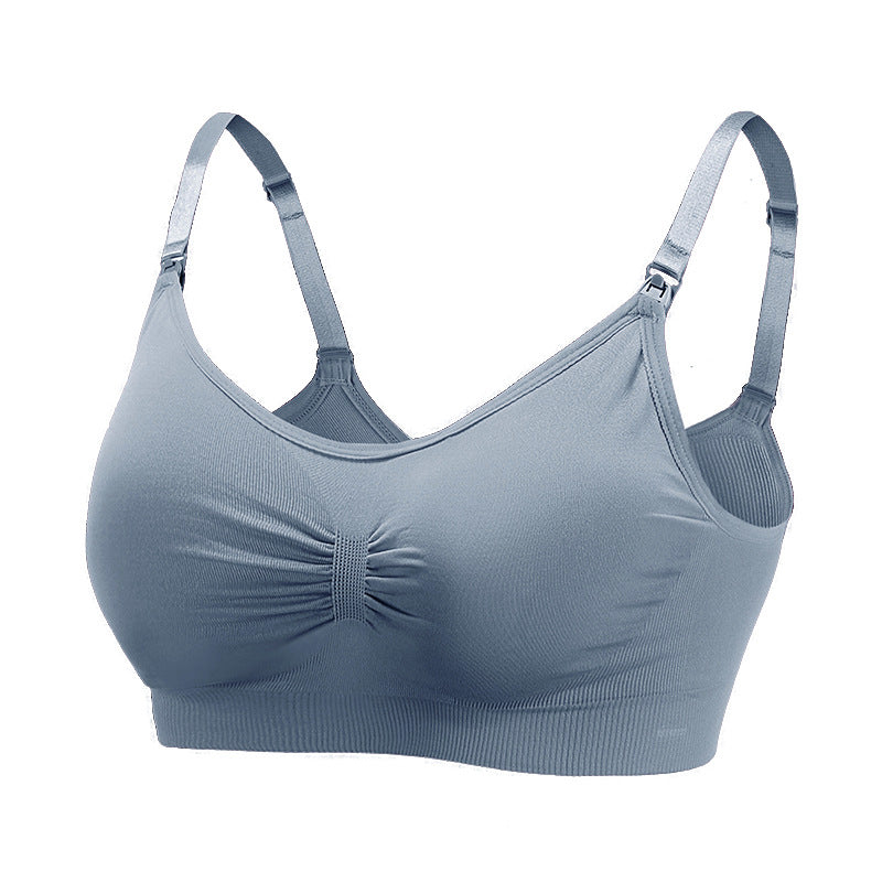 Maternity Seamless Large Size Nursing Bra for Breastfeeding and Postpartum Support - StripSilk