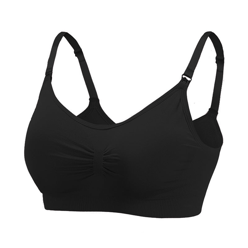 Maternity Seamless Large Size Nursing Bra for Breastfeeding and Postpartum Support - StripSilk