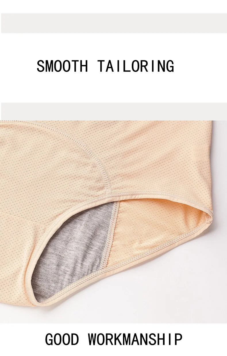 Menstrual Briefs Leak Proof Incontinence Environmetal Underwear Period Panties High Warm Female Women Sexy Pants - StripSilk