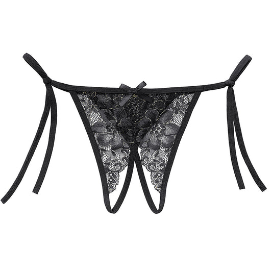 Sexy Sexy Panties Women's Transparent Lace Temptation Bed Hot Perspective Flirting Thong - StripSilk