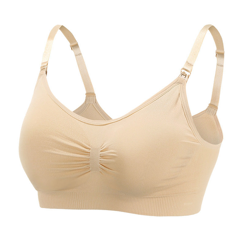Maternity Seamless Large Size Nursing Bra for Breastfeeding and Postpartum Support - StripSilk